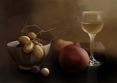 Still life with book