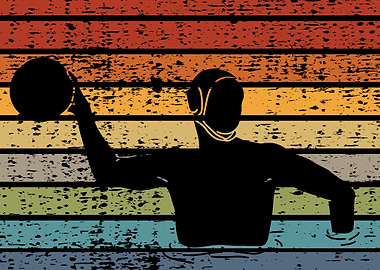 Water Polo Vintage Gift