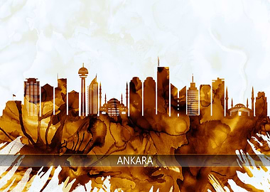 Ankara Turkey Skyline