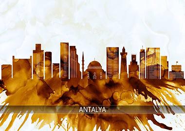 Antalya Turkey Skyline