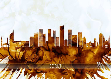 Beirut Lebanon Skyline