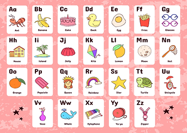 ALPHABET KIDS ABC LETTERS