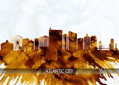 Atlantic City Skyline