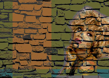 Hip Hop Afro Girl Grafitti