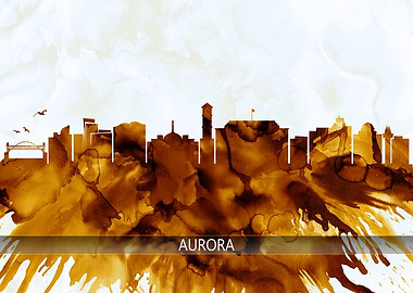 Aurora Colorado Skyline