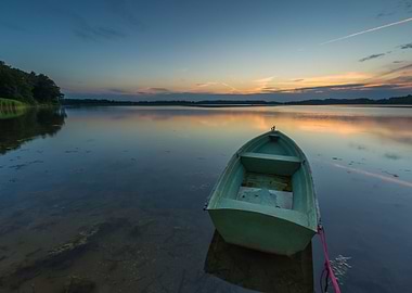 Lake Water Nature Sunset Y