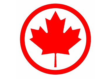Canadian Leaf Rubber Stamp