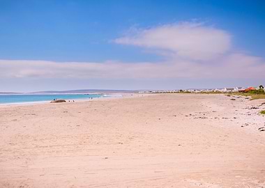 White sand coastline