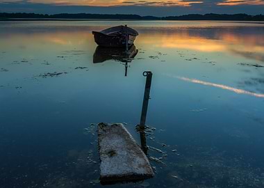 Beautiful Beauty Blue Boat