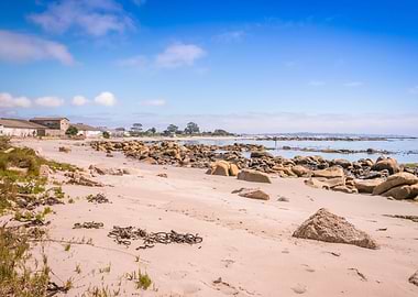 White sand coastline