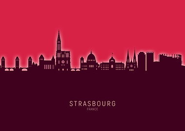 Strasbourg Skyline France