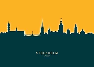 Stockholm Skyline Sweden
