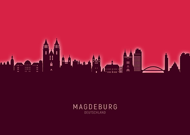 Magdeburg Skyline