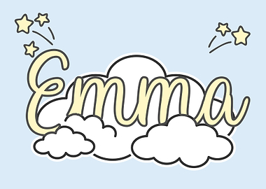 Emma Baby Name Gift Sign