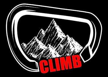 Climb Carabiner Rock Climb