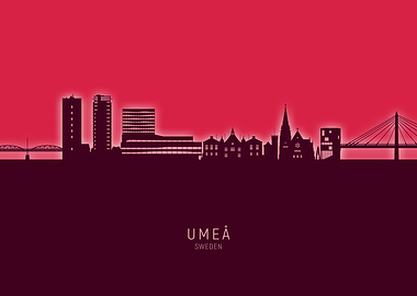 Umea Skyline Sweden