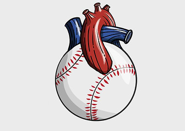baseball heart