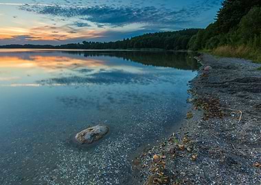 Lake Evening Nature Sunset