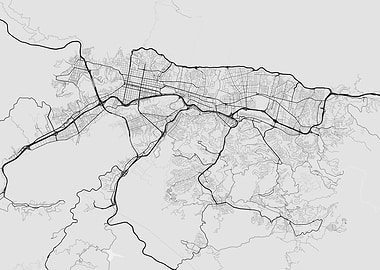 Caracas Venezuela Map
