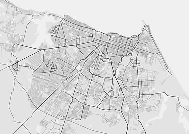 Fortaleza Brazil Map