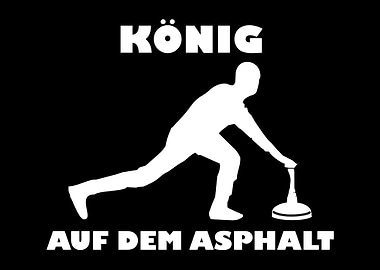 Stockschiessen Asphalt