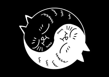 Yin Yang Cat Yoga