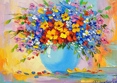 A bouquet of summer flower