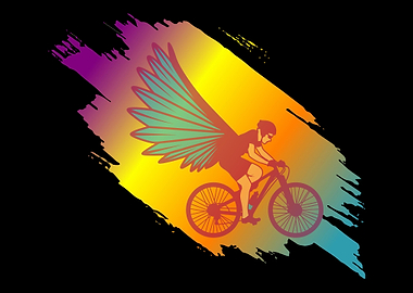 Bicycle Angel Cyclist And