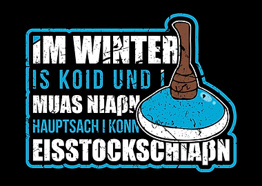Eisstock Geschenk Winter