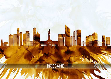 Brisbane Australia Skyline