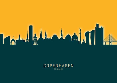 Copenhagen Skyline Denmark