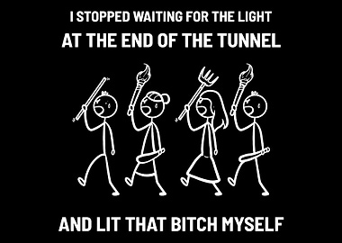 Light Tunnel Funny Motivat