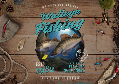 Vintage Fishing Gift