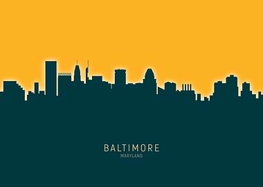 Baltimore Skyline Maryland