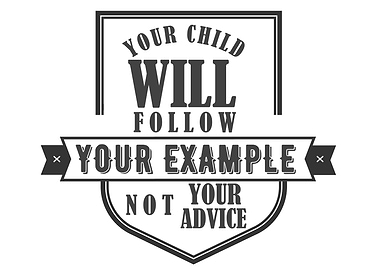 your child will follow you