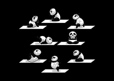 Yoga Pandas Stretch Pose