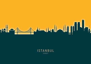 Istanbul Skyline Turkey