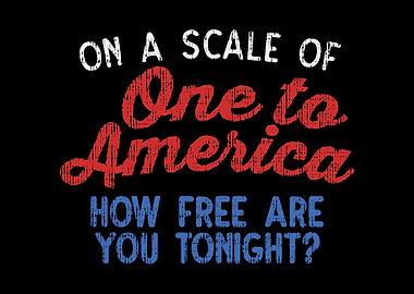 Scale of one to America