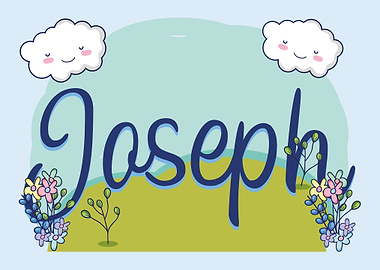 JOSEPH Baby Name Sign Gift