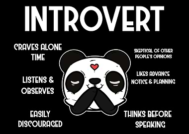 Definiton funny Intorvert