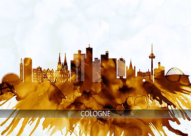 Cologne Germany Skyline
