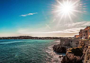 Seacoast of Antibes