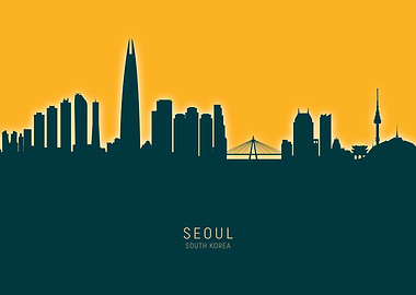 Seoul Skyline South Korea