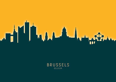 Brussels Skyline Belgium