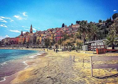 Seacoast of Menton