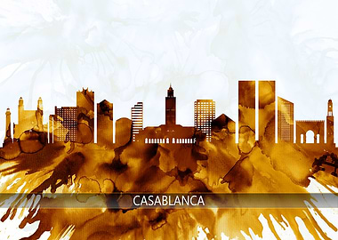 Casablanca Morocco Skyline