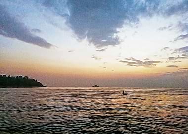 Rovinji at sunset