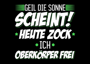 Gamer Zocker Geschenk