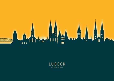 Lubeck Skyline Deutschland