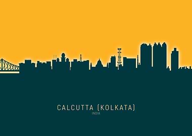 Kolkata Skyline India